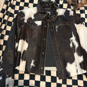Double D Ranch Cowhide Jacket